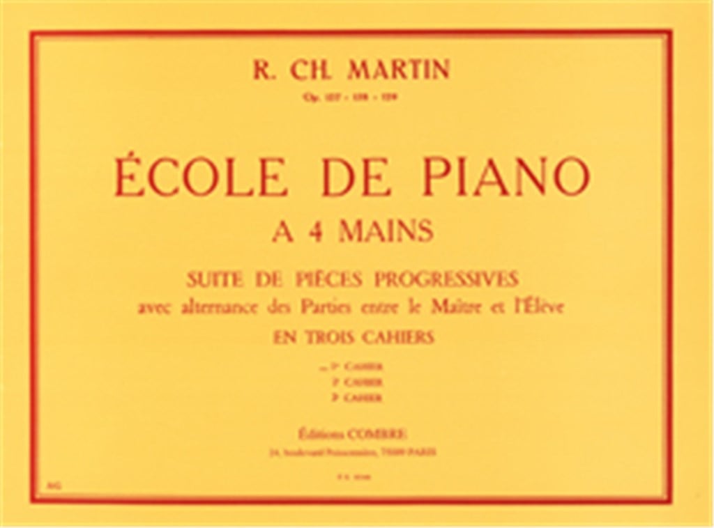 Ecole de piano à 4 mains Op.127 Vol.1